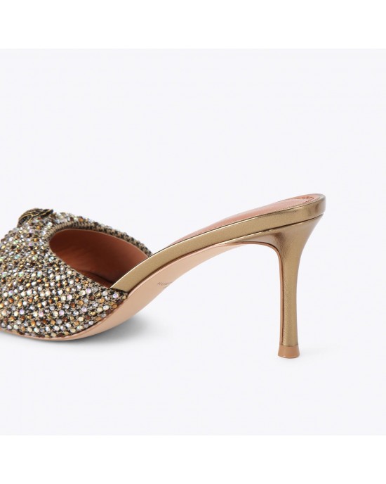 Kurt Geiger Oxford Heel Mule Beige Πέδιλα