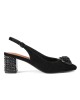 Kurt Geiger Chelsea Block Slingback Black Γόβες