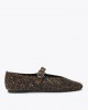 Kurt Geiger Mayfair Brown Flat Μπαλαρίνες