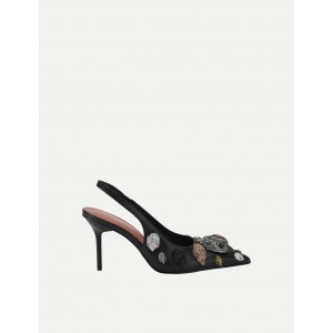 Kurt Geiger Eagles Sling Black Γόβες