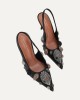 Kurt Geiger Eagles Sling Black Γόβες