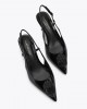 Kurt Geiger Belsize Eagle Black Slingback Γόβες