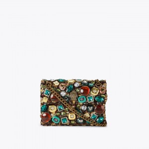 Kurt Geiger Mini Kensington Ophelia Brown Τσάντα Ώμου