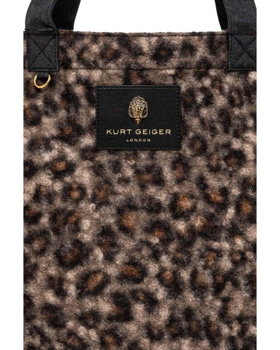 Kurt Geiger Holborn Shopper Brown Τσάντα Ώμου
