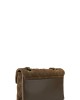 Kurt Geiger Kensington Brown Suede Τσάντα Ώμου