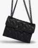 Kurt Geiger Mini Kensington Drench Black Leather Τσάντα Kurt Geiger Mini Kensington Drench Black Leather Τσάντα