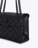 Kurt Geiger Kensington Drench Black Leather Τσάντα Kurt Geiger Kensington Drench Black Leather Τσάντα