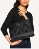 Kurt Geiger Recycled Square Small Shopper Black Nylon Τσάντα Ώμου