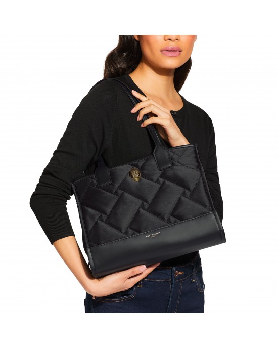 Kurt Geiger Recycled Square Small Shopper Black Nylon Τσάντα Kurt Geiger Recycled Square Small Shopper Black Nylon Τσάντα