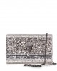 Kurt Geiger Party Eagle Clutch Drench Silver Τσάντα
