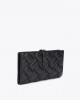Kurt Geiger Drench Leather Soft Black Πορτοφόλι