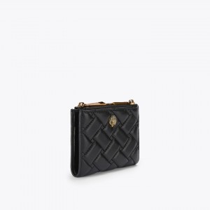 Kurt Geiger Mini Leather Black Πορτοφόλι
