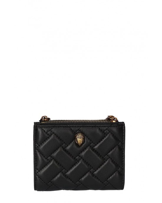 Kurt Geiger Mini Purse Black Leather Πορτοφόλι