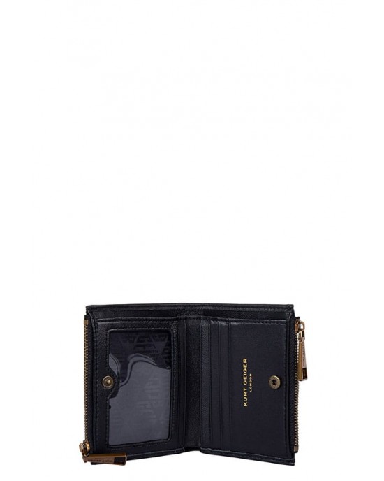 Kurt Geiger Mini Purse Black Leather Πορτοφόλι