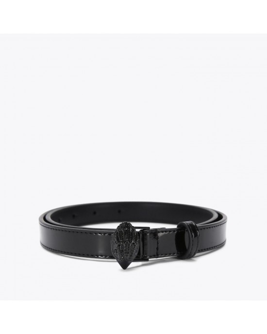 Kurt Geiger 20 Eagle Black Patent Ζώνη