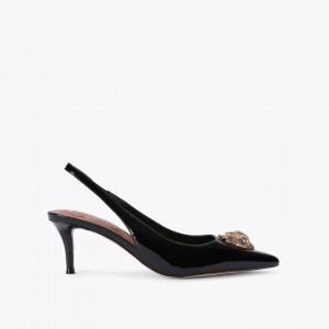 Kurt Geiger Belgravia Sling Back Black Παπούτσια