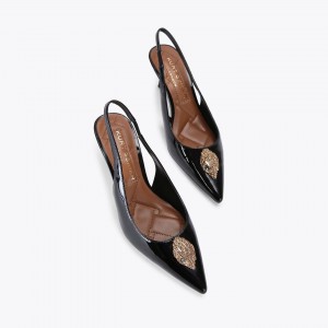 Kurt Geiger Belgravia Sling Back Black Παπούτσια