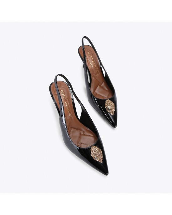 Kurt Geiger Belgravia Sling Back Black Παπούτσια