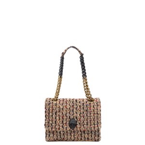 Kurt Geiger Large Kensington Kurt Gold Combo Τσάντα