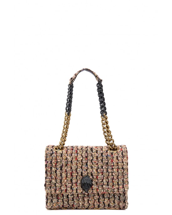 Kurt Geiger Large Kensington Kurt Gold Combo Τσάντα