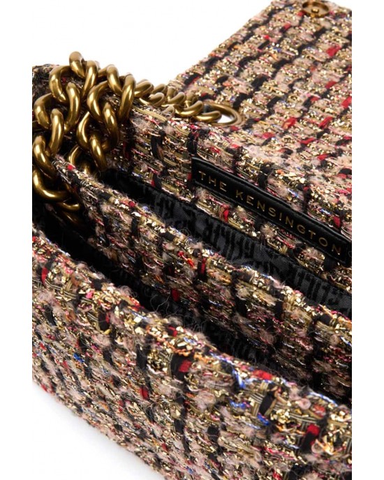 Kurt Geiger Large Kensington Kurt Gold Combo Τσάντα