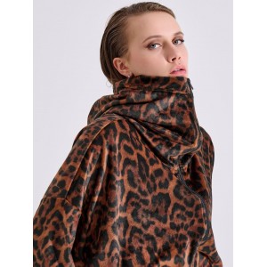 Libelloula Alma Leopard Velvet Φούτερ