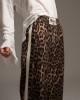 LIBELLOULA Dan Leopard Linen Παντελόνι