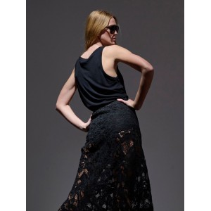 LIBELLOULA Ellis Black Ribbed Τοπ