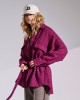 LIBELLOULA Kenneth Bordeaux Tweed Oversized Πουκάμισο