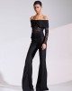 Libelloula Monica Black Off Shoulder Μπλούζα