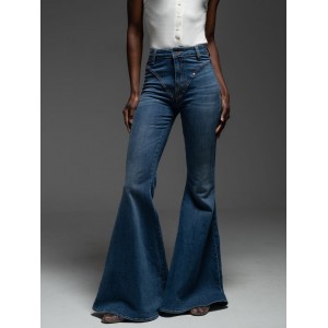 Libelloula Orson Flared Blue Denim Παντελόνι