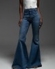 Libelloula Orson Flared Blue Denim Παντελόνι