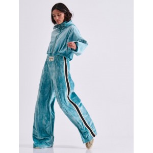 Libelloula Phyllis Light Blue Velvet Παντελόνι Φόρμας