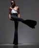 Libelloula Silena Black Flared Shaper Παντελόνι