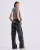 Libelloula Stephie Black Vinyl Παντελόνι Libelloula Stephie Black Vinyl Παντελόνι