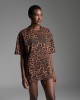 LIBELLOULA Victoria Leopard Oversized T-shirt Μπλούζα