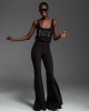 Libelloula Willis Black Flared Παντελόνι