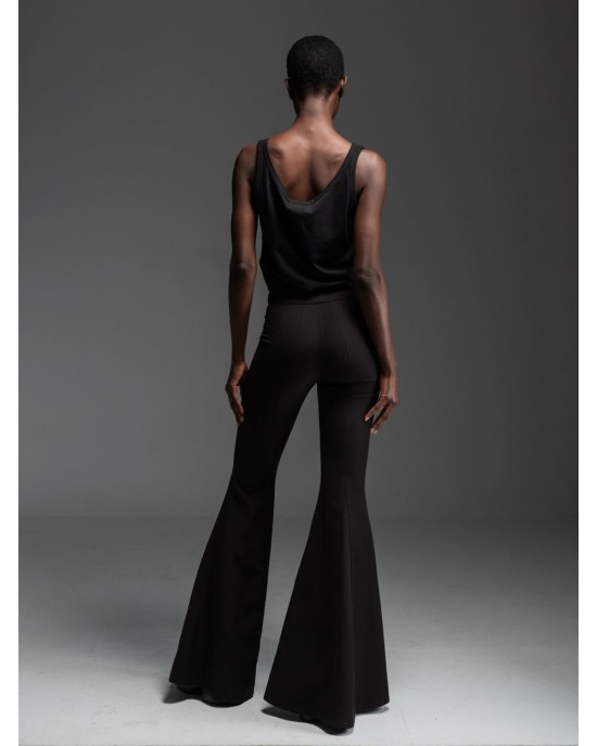 Libelloula Willis Black Flared Παντελόνι