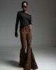Libelloula Ziggy Leopard Extra Flared Πασντελόνι