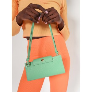 Leather Twist Love Me Τσάντα Green