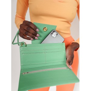 Leather Twist Love Me Τσάντα Green