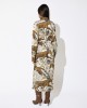 Lola Casademunt Animal Print Midi Φόρεμα