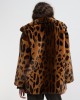 Lola Casademunt Animal Print Faux Fur Black/Brown Μπουφάν