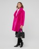 Lola Casademunt Faux Fur Fucsia Παλτό