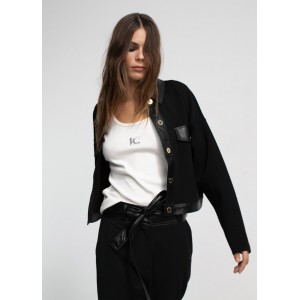 Lola Casademunt Short Knit Black Ζακέτα/Σακάκι