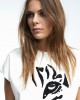 Lola Casademunt Tiger T-Shirt White Μπλούζα