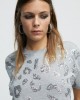 Lola Casademunt Sequinned T-Shirt Grey Μπλούζα