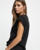 Lola Casademunt T-Shirt With Chain Detail Black Μπλούζα