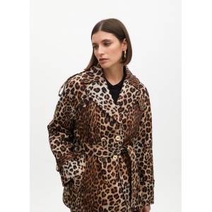 Lola Casademunt Animal Print Trench Short Παλτό Lola Casademunt Animal Print Trench Short Παλτό
