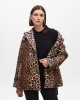 Lola Casademunt Animal Print Trench Short Παλτό Lola Casademunt Animal Print Trench Short Παλτό